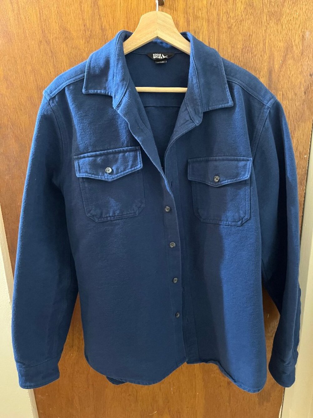 Eddie Bauer Men's Chamois Shirt Dusk